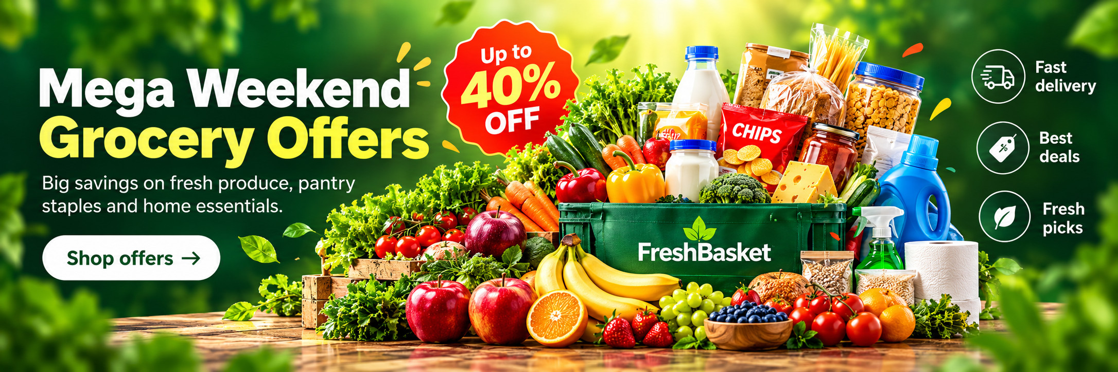 FreshBasket Premium • Weekend Offers