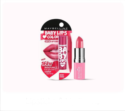 Lipsticks & Lip Balms